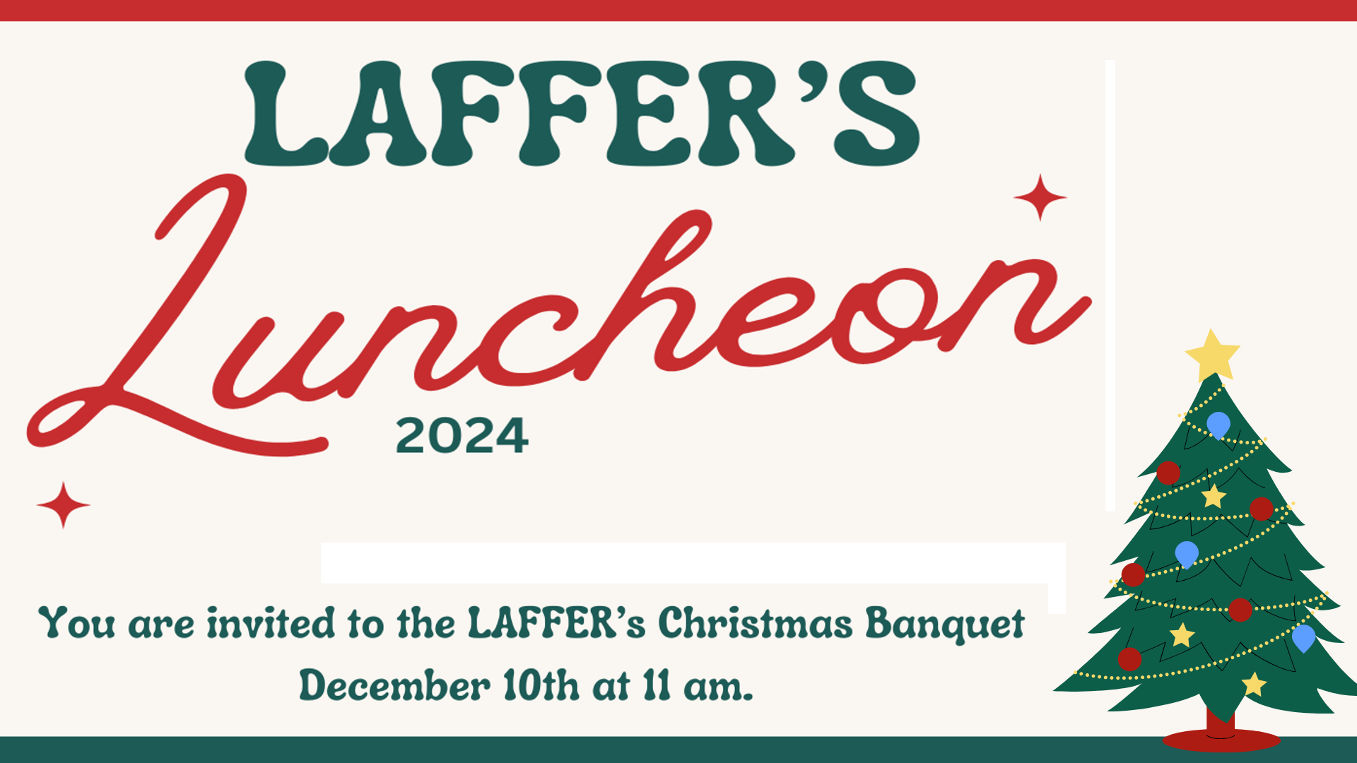 Laffer’s Christmas Banquet